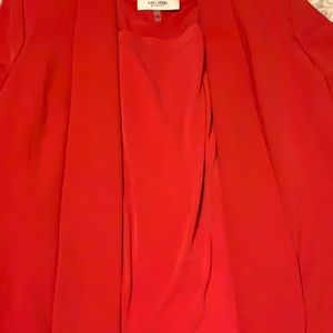 Jones Studio Separates jacket and matching sleeveless blouse size 16